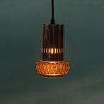 Vintage Scandinavisch hanglampje 60s l midmod glass pendant, Huis en Inrichting, Lampen | Hanglampen, Gebruikt, Ophalen of Verzenden