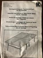Tafeltennis tafel, Sport en Fitness, Tafeltennis, Ophalen, Gebruikt, Tafel Indoor