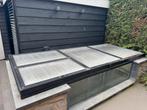 Gehele vijver met overkapping, materialen, Ophalen, Gebruikt