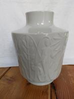 Vintage Witte Vaas Reliëf, Kurt Wendler, Bavaria Edelstein, Antiek en Kunst, Ophalen of Verzenden