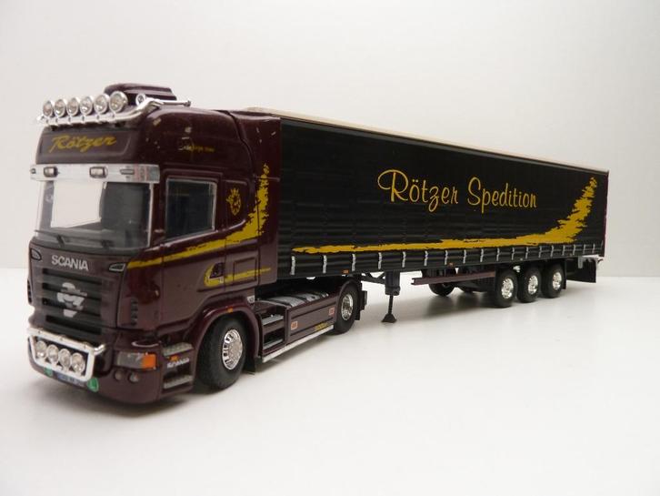 Scania R  Rötzer transport GmBh  '' Tekno '', Hobby en Vrije tijd, Modelauto's | 1:50, Zo goed als nieuw, Bus of Vrachtwagen, Tekno