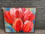 Tulpen schilderij, Ophalen