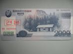 Noord Korea #65s [2008] / 2000 won UNC, Verzenden, Oost-Azië, Los biljet