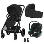 Cybex Balios S Lux 3 in 1, Kinderen en Baby's, Kinderwagens en Combinaties, Zo goed als nieuw, Combiwagen, Verstelbare duwstang