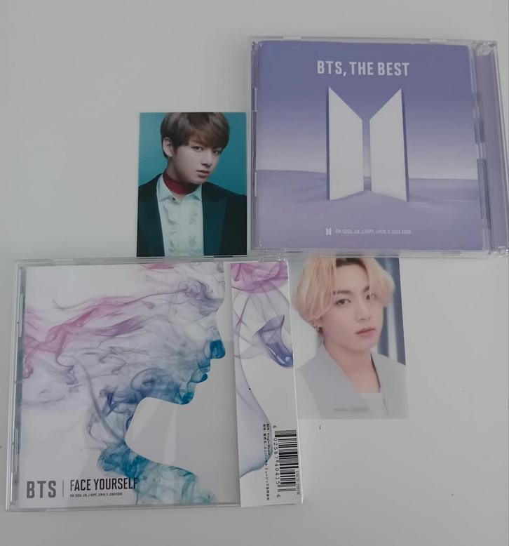 BTS CD's + Jungkook Fotokaarten - Zo Goed Als Nieuw, Cd's en Dvd's, Cd's | Overige Cd's, Zo goed als nieuw, Verzenden