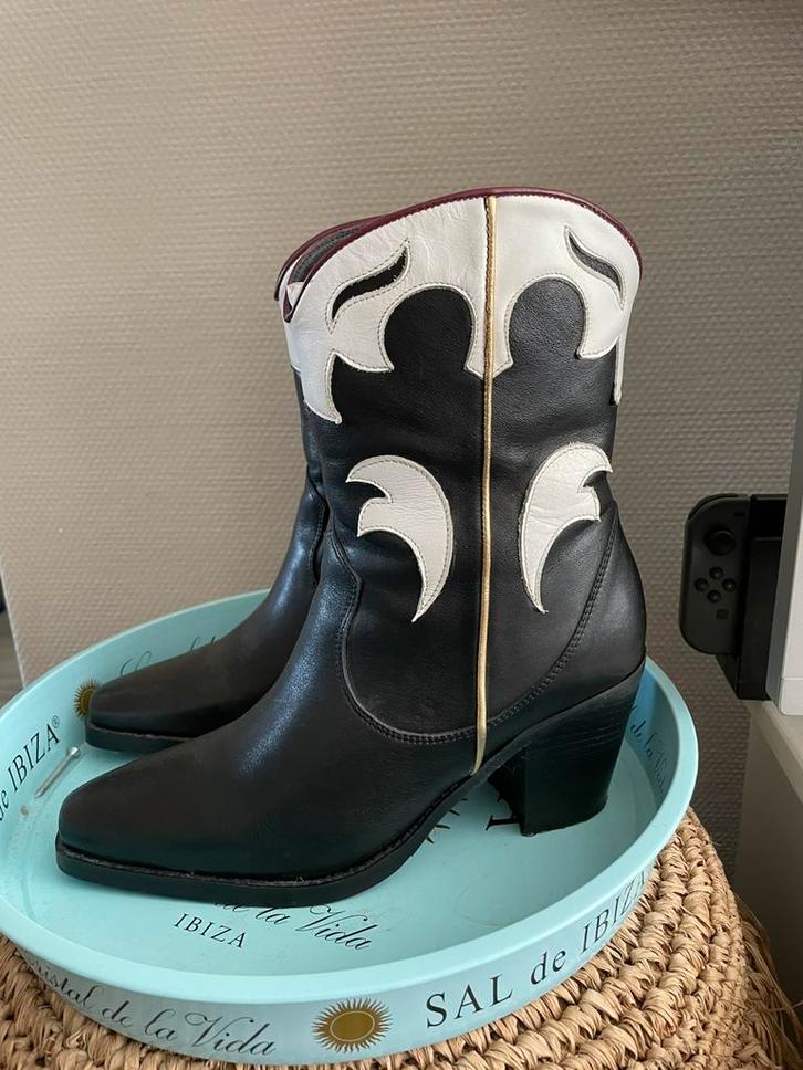 Cowboy laars, Kleding | Dames, Schoenen, Nieuw, Hoge laarzen, Zwart, Ophalen of Verzenden