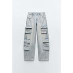 zara cargo jeans, Blauw, Zara, Overige jeansmaten, Ophalen of Verzenden