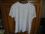 mooi wit zomer shirt blauwe print mt large merk only & sons, Kleding | Heren, T-shirts, Ophalen of Verzenden, Zo goed als nieuw