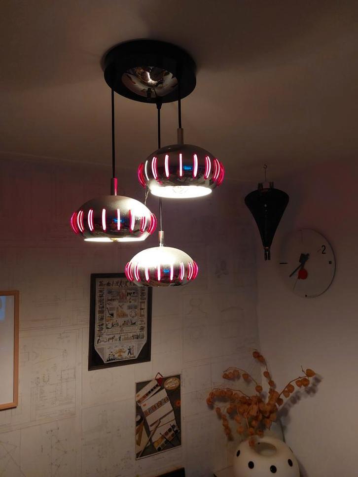 Vintage UFO Lamp - Space Age 1960s, Huis en Inrichting, Lampen | Hanglampen, Ophalen of Verzenden