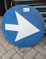 Verkeersbord metaal pijl wegbewijzering groot, Ophalen of Verzenden, Gebruikt