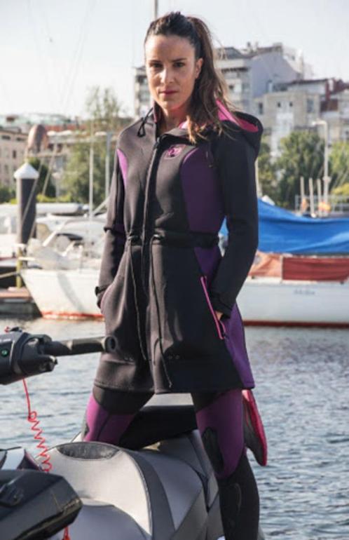 JETPILOT Allure Tour Coat jack (dames) Black/Purple L -40%!, Watersport en Boten, Watersportkleding, Nieuw, Dame, Verzenden