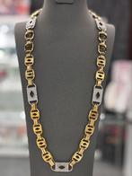 14Karaat Goud - Flat Magnum - Ketting - 128,44 Gram - 70 Cm, Ophalen of Verzenden, Nieuw, Goud