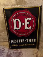 DE, emaille reclamebord, douwe Egberts., Ophalen of Verzenden