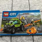 Lego city 60121 vulkaan onderzoekstruck, Complete set, Ophalen of Verzenden, Lego, Zo goed als nieuw