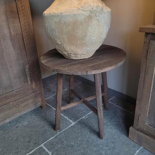 Bijzettafel tafel driftwood Jober Wonen nieuw landelijk, Huis en Inrichting, Barkrukken, Nieuw, Hout, 1 kruk, Ophalen