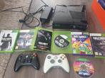 Xbox 360 met spellen, Met 2 controllers, Ophalen of Verzenden, Zo goed als nieuw, 250 GB