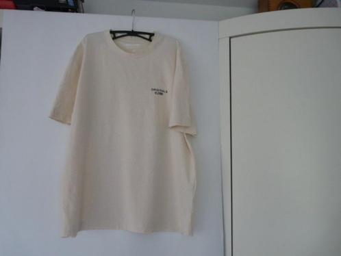 Beige tshirt met spikkels en opdruk Originals 1990, Kleding | Heren, T-shirts, Zo goed als nieuw, Overige maten, Beige, Ophalen of Verzenden