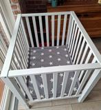 Box mat wit van babypark + ondermat, Ophalen, Zo goed als nieuw