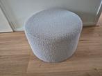 Poef met teddystof, Huis en Inrichting, Ophalen, Minder dan 50 cm, Rond, Minder dan 50 cm