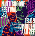 2 kaarten Multigroove 13-9-2025, Tickets en Kaartjes, Evenementen en Festivals, Twee personen