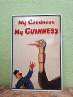 Prachtig reclamebord Guinness - My Goodness My Guinness, Verzamelen, Ophalen of Verzenden, Nieuw, Reclamebord, Plaat of Schild