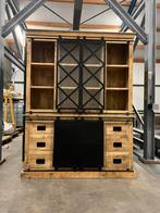 Buffetkast mangohout 170x50x220 cm, Ophalen, Overige materialen, 150 tot 200 cm, Nieuw