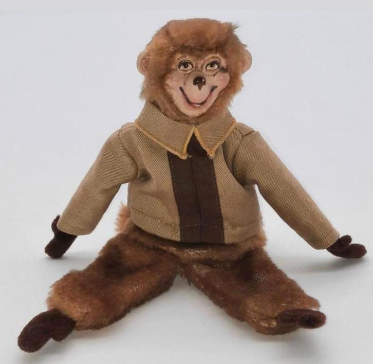 Vintage mini aapje Schuco look a like ca. 20cm lang, Verzamelen, Speelgoed, Zo goed als nieuw, Ophalen of Verzenden