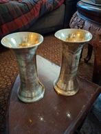 Set van 2 vintage messing indische vazen, Ophalen of Verzenden