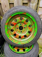 13 inch Mattig SSF Velgen met Banden 4x100, Auto-onderdelen, Ophalen, Gebruikt, 15 inch, Banden en Velgen