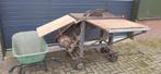 Brandhout Zaagtafel op verrijdbaar onderstel zaagblad 400, Doe-het-zelf en Verbouw, Gereedschap | Zaagmachines, Ophalen, Gebruikt