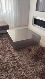 Salon tafel taupe, 100 tot 150 cm, Zo goed als nieuw, Minder dan 50 cm, Rechthoekig