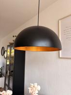 Zwarte hanglamp met koper/goud, Huis en Inrichting, Lampen | Hanglampen, Ophalen of Verzenden, Zo goed als nieuw, Minder dan 50 cm