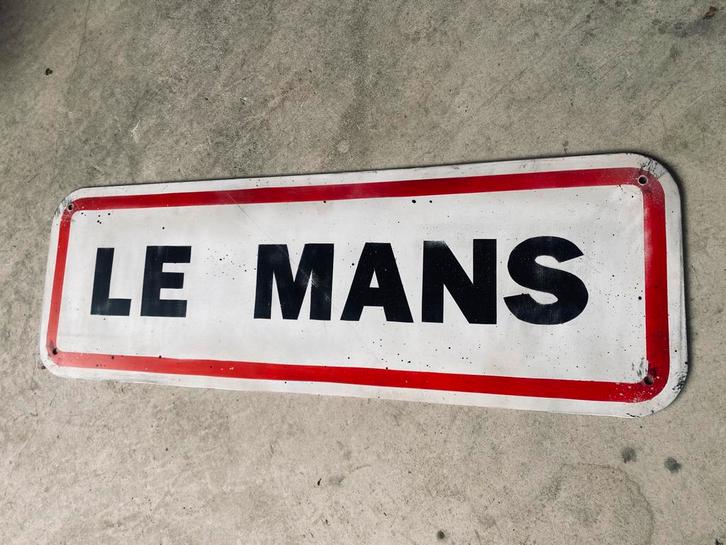 Mancave Sign Le Mans automobilia Garage, Verzamelen, Merken en Reclamevoorwerpen, Zo goed als nieuw, Reclamebord, Ophalen of Verzenden
