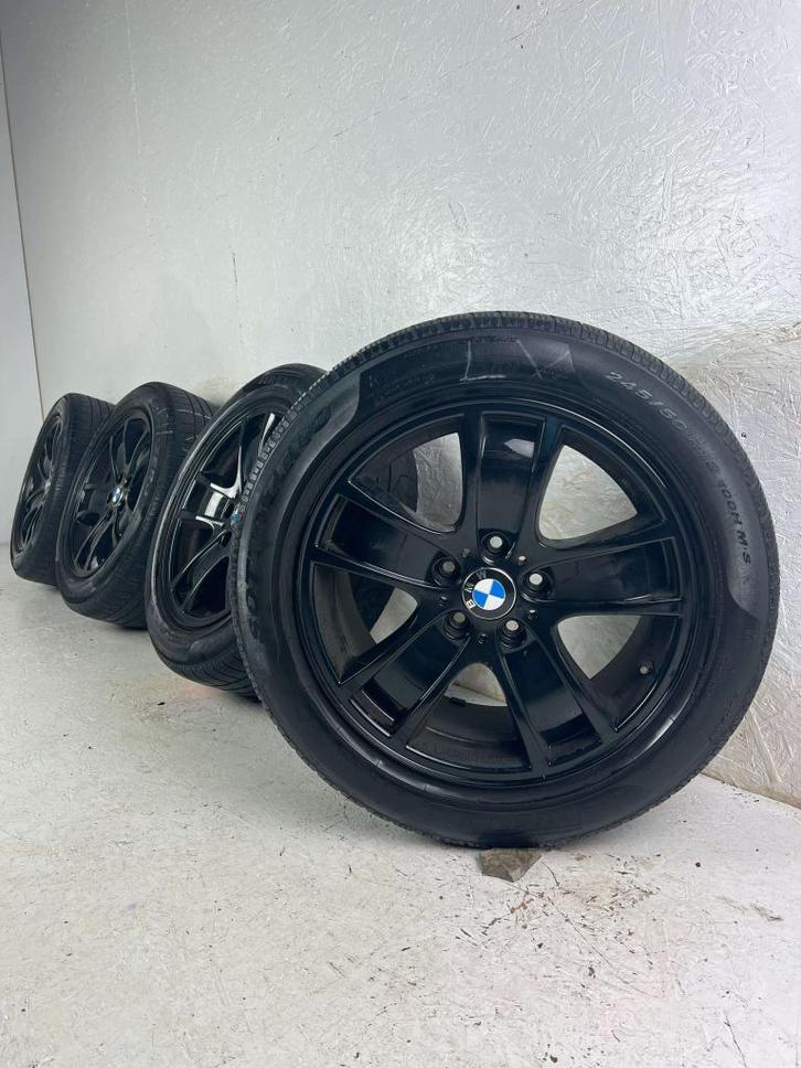 Originele BMW X5 E53 X3 velgen 18" 5x120 winterset Pirelli, Auto-onderdelen, Banden en Velgen, Banden en Velgen, Winterbanden