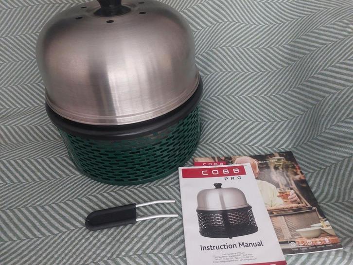 Cobb Pro Barbecue Donkergroen, Tuin en Terras, Houtskoolbarbecues, Zo goed als nieuw, Ophalen of Verzenden