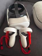 Meta Quest 2 + Travel Case + Handstraps, Ophalen, Gebruikt, VR-bril, Pc