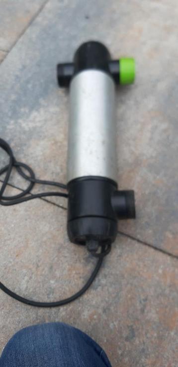 Te koop rvs UV lamp  voor vijvers  beschikbaar voor biedingen