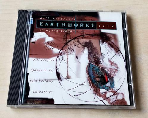 Bill Bruford's Earthworks Live Stamping Ground CD 1994, Cd's en Dvd's, Cd's | Jazz en Blues, Zo goed als nieuw, Jazz, 1980 tot heden