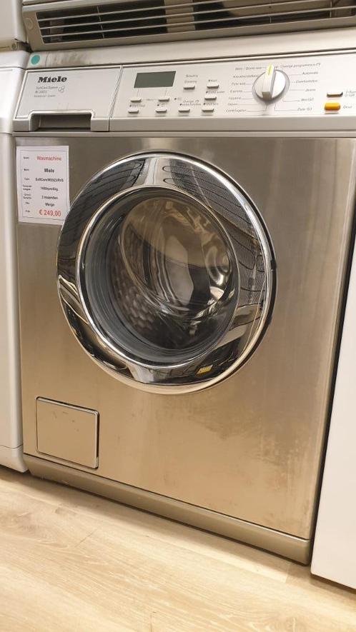 wasmachine - Miele - RVS - 6kg., Witgoed en Apparatuur, Wasmachines, Gebruikt, Voorlader, 6 tot 8 kg, 85 tot 90 cm, 1600 toeren of meer