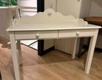 Schattig crème/wit bureau met hartje, Ophalen, Gebruikt