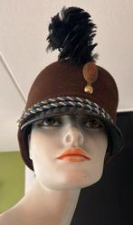 Vintage Smit Hoed met veren, Antiek en Kunst, Antiek | Kleding en Accessoires, Ophalen of Verzenden, Heren