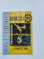 Roda JC - AJAX Officieel programma 4-2-1999, Verzenden, Zo goed als nieuw, Ajax, Overige typen