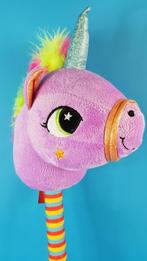 Eenhoorn regenboog stokpaard knuffel, paars, nieuw! 80cm 8C, Tweedehands verkoop, Tweedehands verkoop, Gebruikt, Overige typen