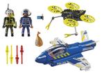 PLAYMOBIL 70780 PolitieJet drone Achtervolging 44 delig, Kinderen en Baby's, Speelgoed | Playmobil, Nieuw, Complete set, Ophalen of Verzenden
