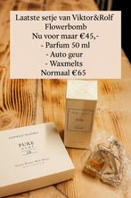 Viktor&Rolf Flowerbomb Set + Auto Geur & Waxmelts, Ophalen of Verzenden, Nieuw