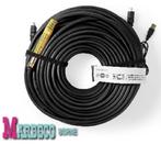 HDMI kabel 50 meter verguld,Gold High speed, 4K, 3D, ARC, 10 meter of meer, Nedis, Nieuw, Info@marbeco.nl