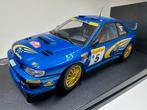 SUBARU IMPREZA WRC BURNS RALLY MONTE CARLO 1999 1:18 AUTOART, Hobby en Vrije tijd, Ophalen of Verzenden, Zo goed als nieuw, Auto