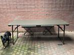 Leger army tuintafel 180 x 70 x 74 cm hoog, Ophalen, Gebruikt, Rechthoekig, Metaal