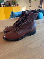 Manfield Leren Laarsjes Maat 38, Ophalen of Verzenden, Zo goed als nieuw, Bruin, Lage of Enkellaarzen