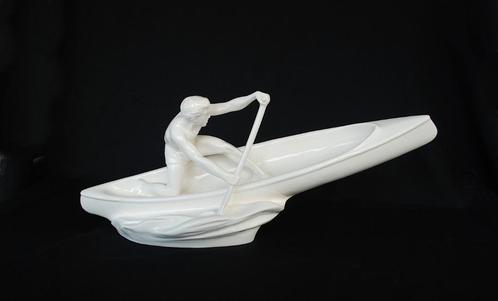 Kanovaarder - 1960's Beeld van Beeldhouwer Jihokera Bechyně, Antiek en Kunst, Curiosa en Brocante, Ophalen of Verzenden